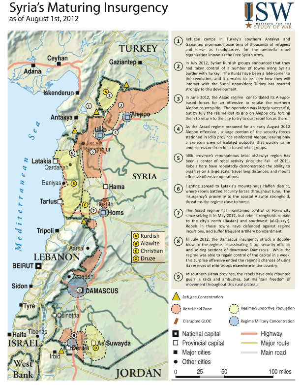 Syria's Maturing Insurgency-August 2012