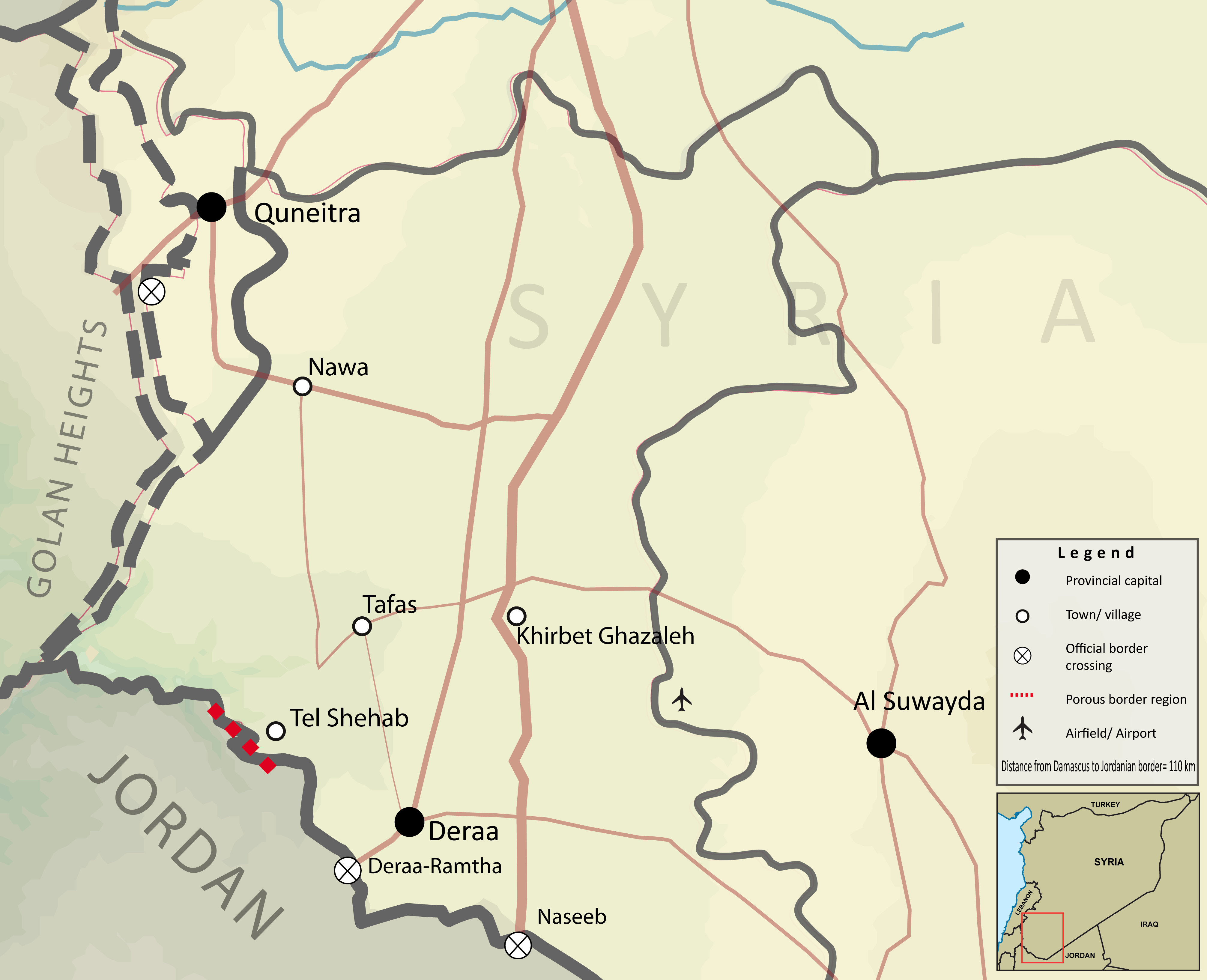 Deraa Map