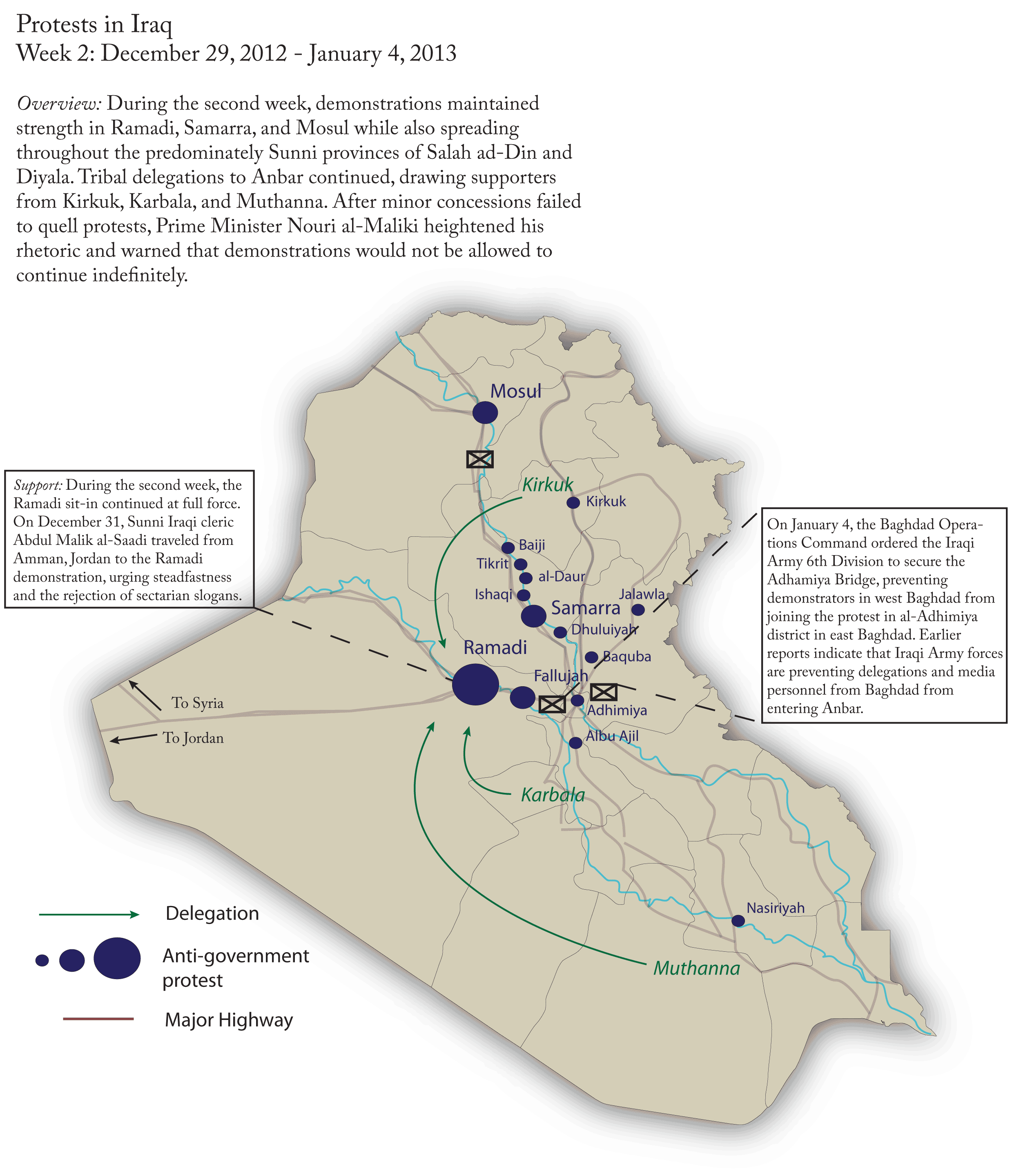 Protests in Iraq December 29, 2012-January 4, 2013