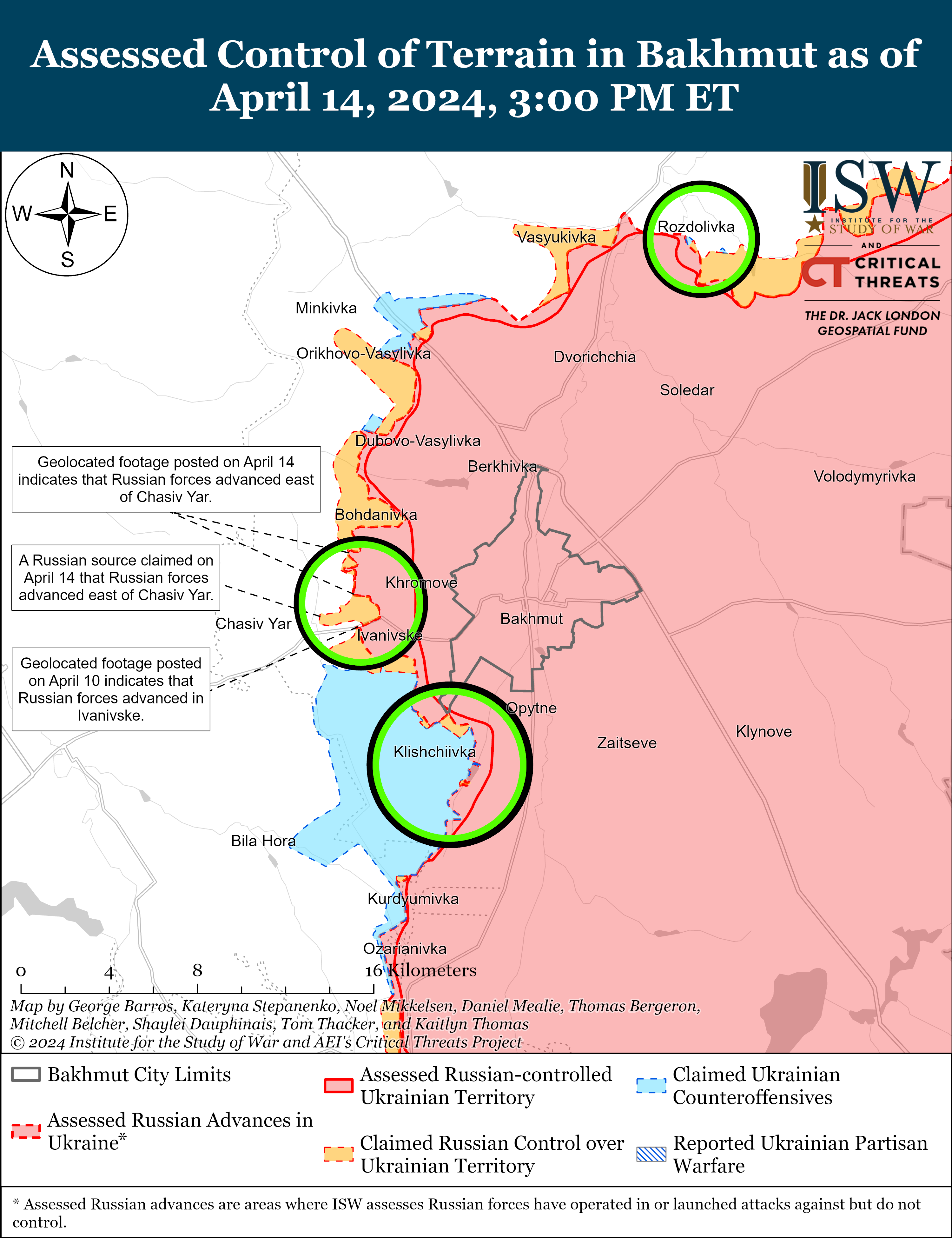 Russian Offensive Campaign Assessment, April 14, 2024 | Institute for ...
