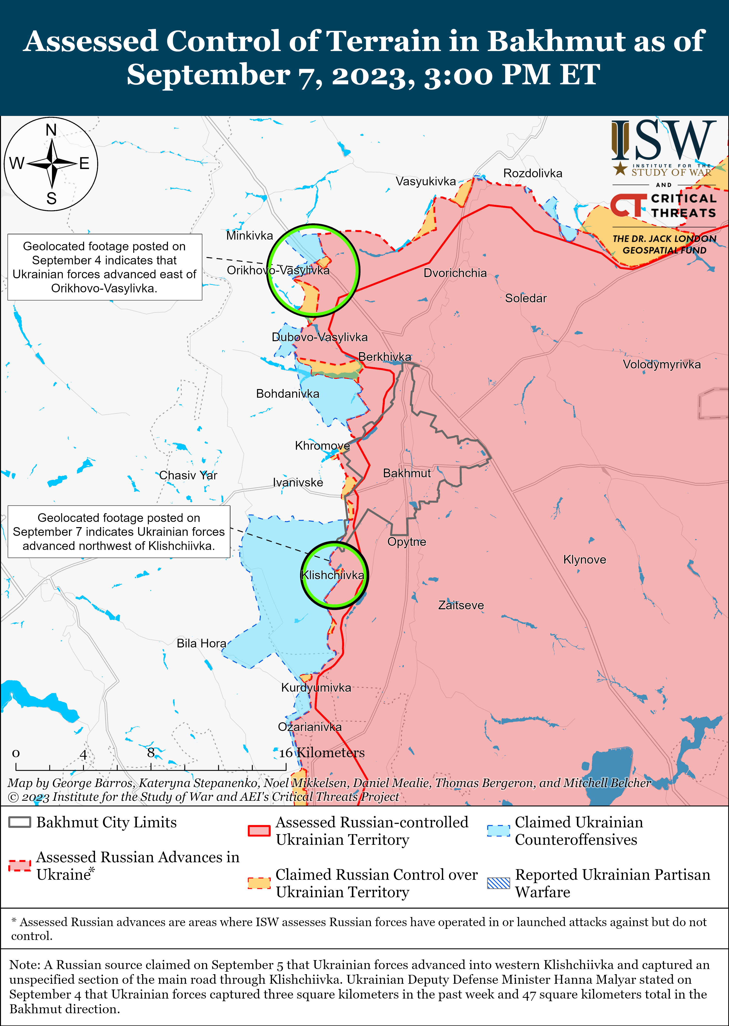 ВСУ продолжают прорывать оборону россиян в Запорожской области: карты боев ISW