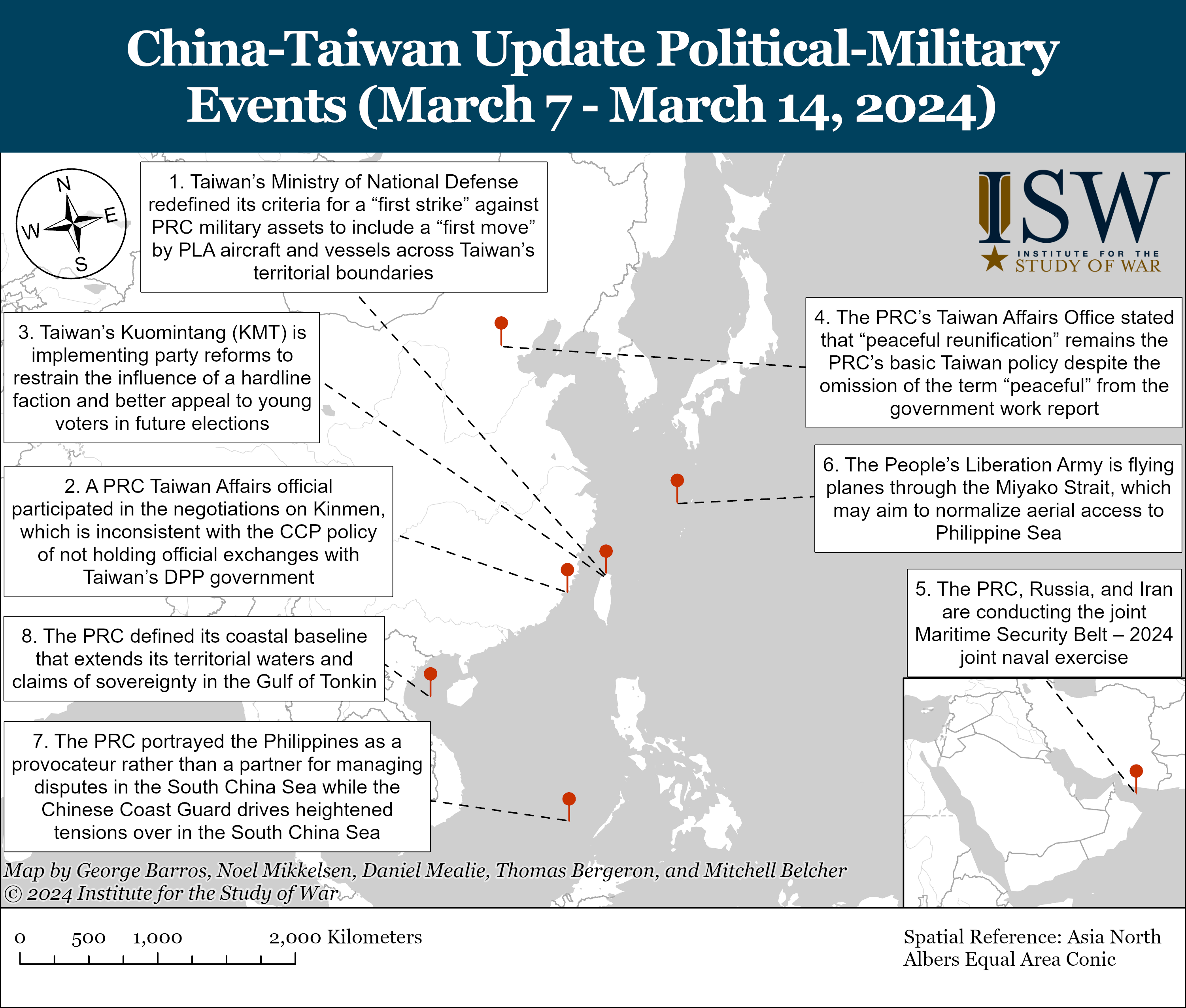 China-Taiwan Weekly Update, March 15, 2024 | Institute for the Study of War