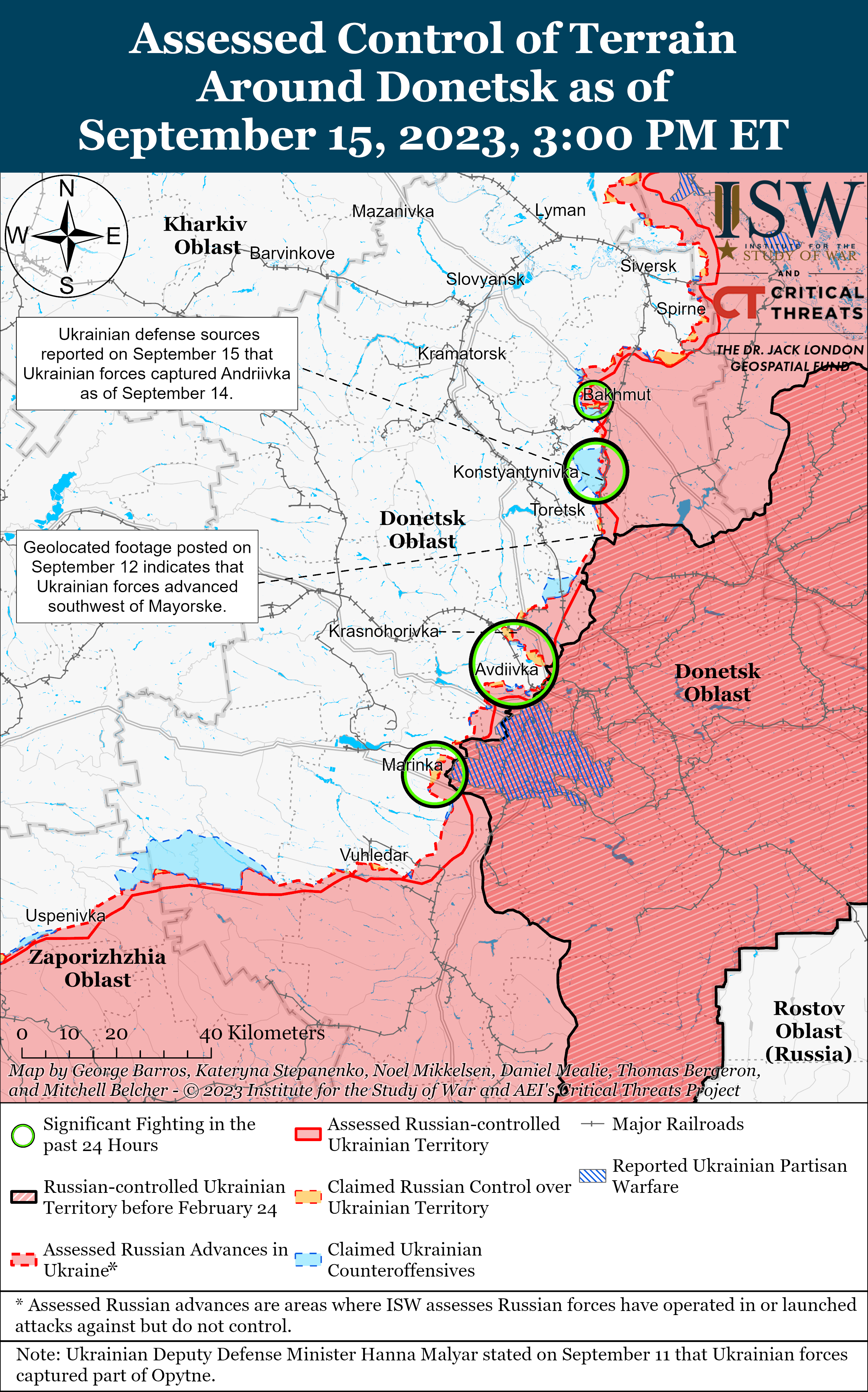 ВСУ активизировали усилия по форсированию Днепра в Херсонской области: карты боев ISW