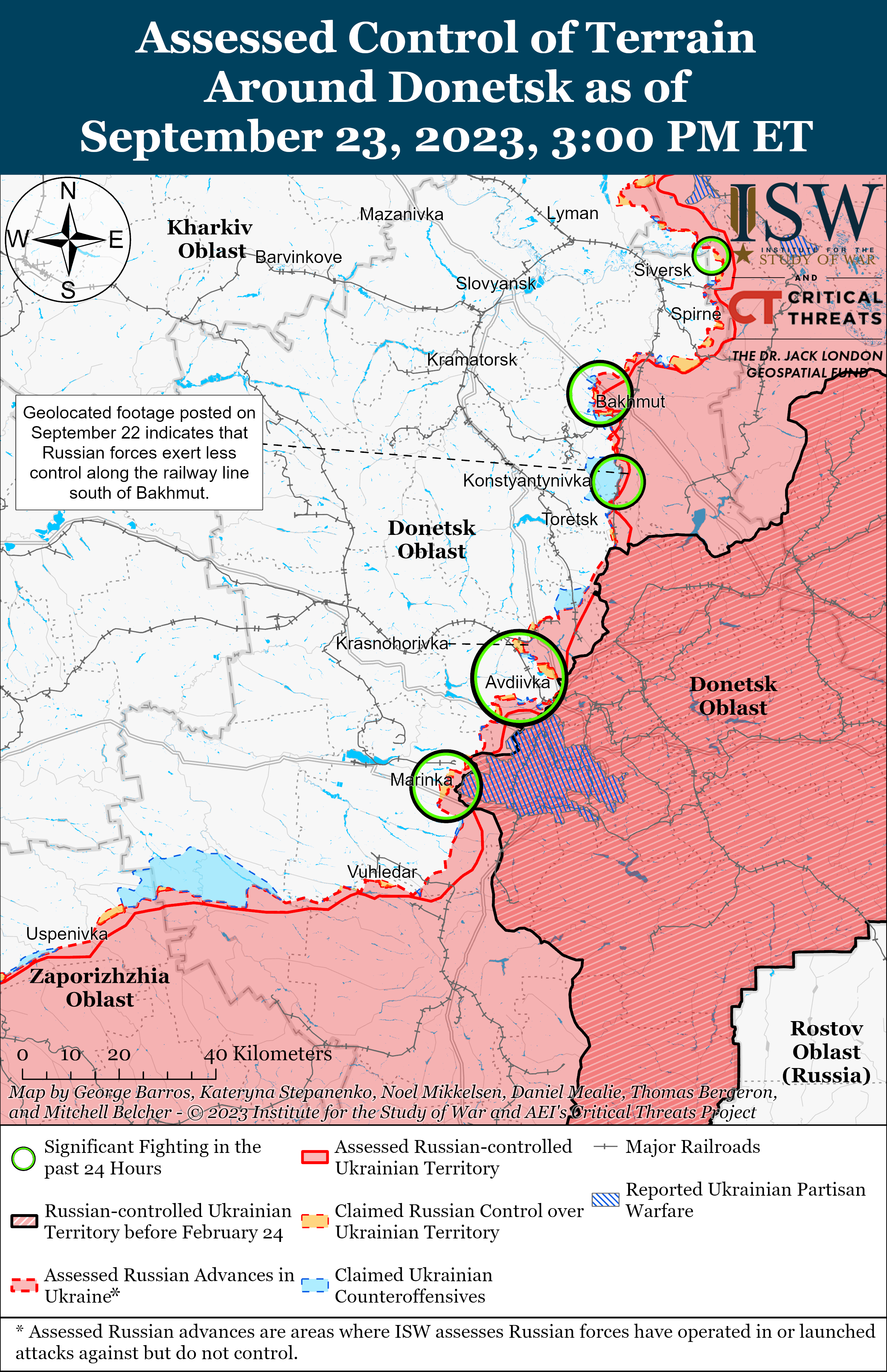 ВСУ продвинулись в Запорожской области: карты боев ISW