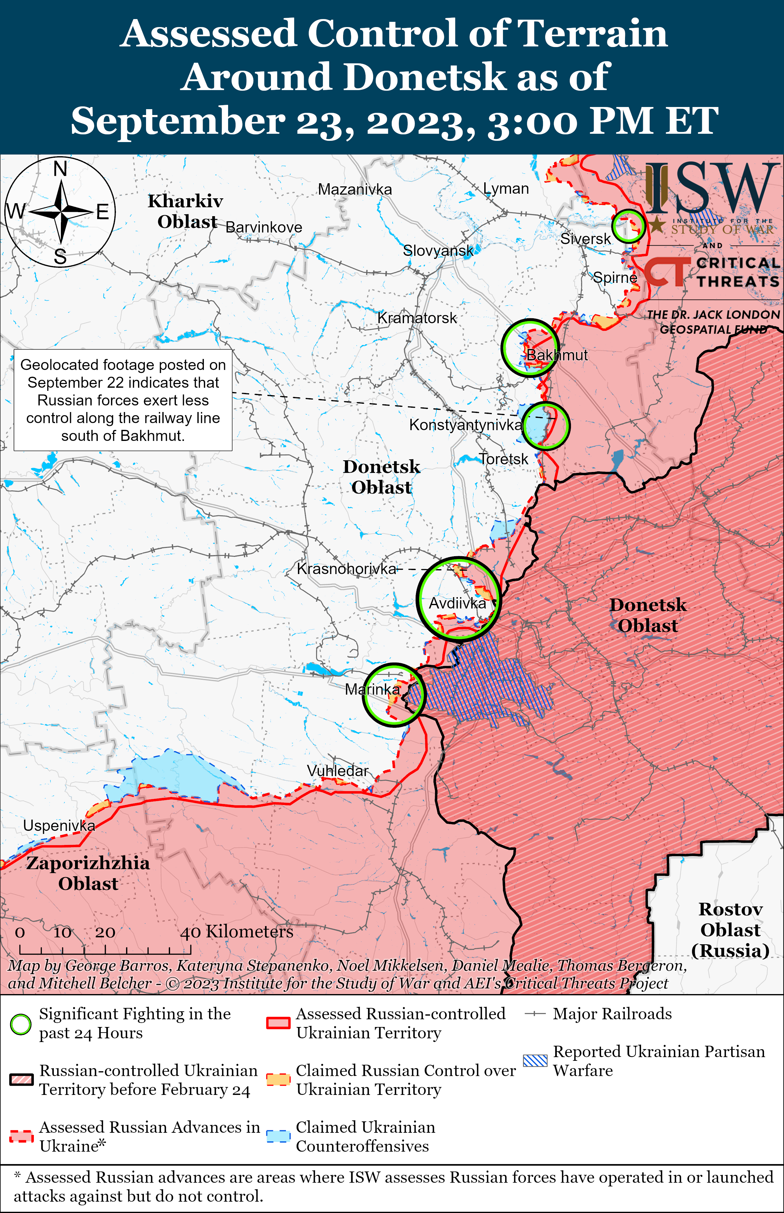 ЗСУ просунулись в Запорізькій області: карти боїв ISW