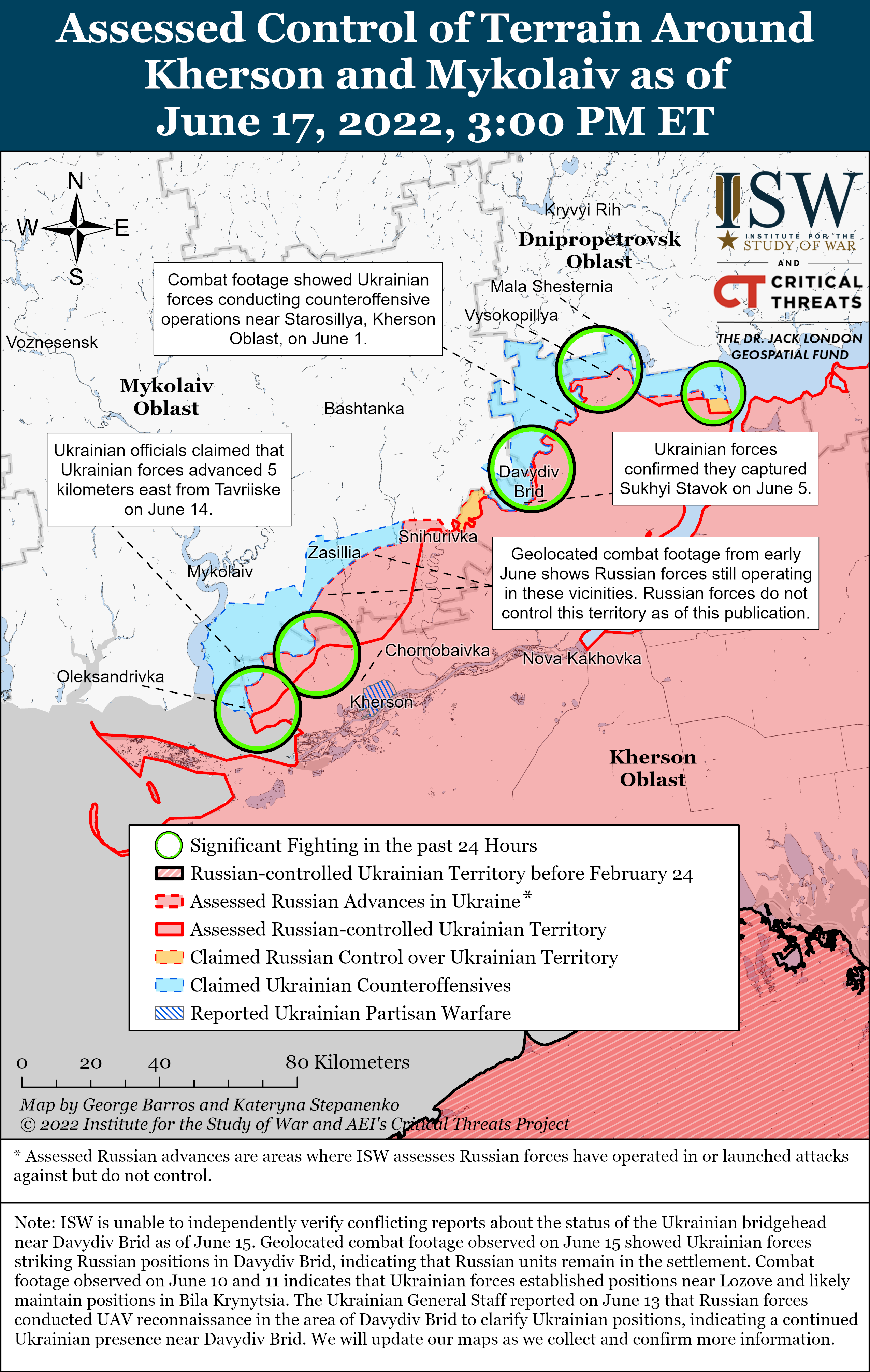 Наземные атаки российских войск на Северодонецк и его юго-восточную окраину пока безуспешны, - ISW 9