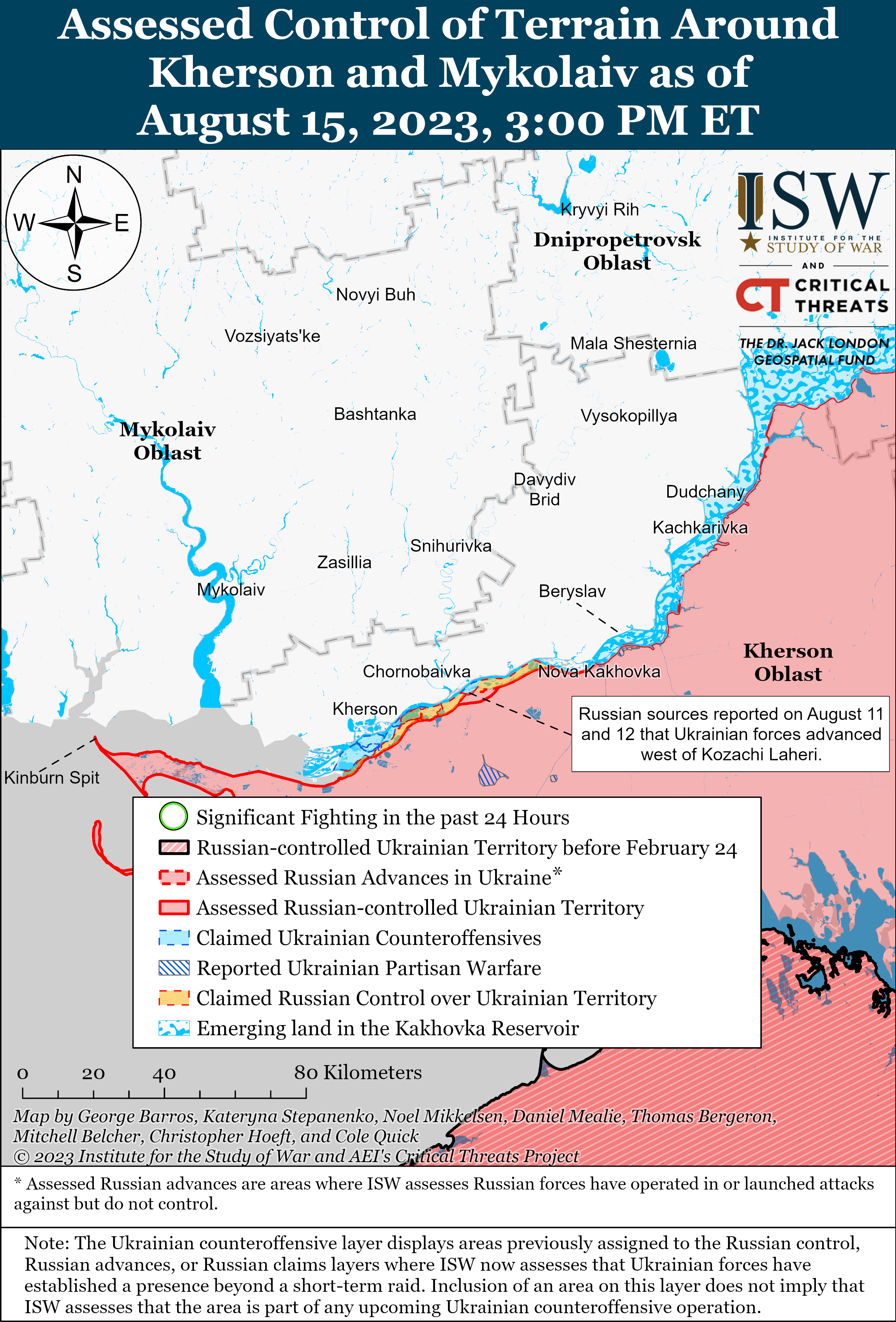 Росіяни мають "слабкий та непевний" контроль над Роботиним: карти боїв ISW