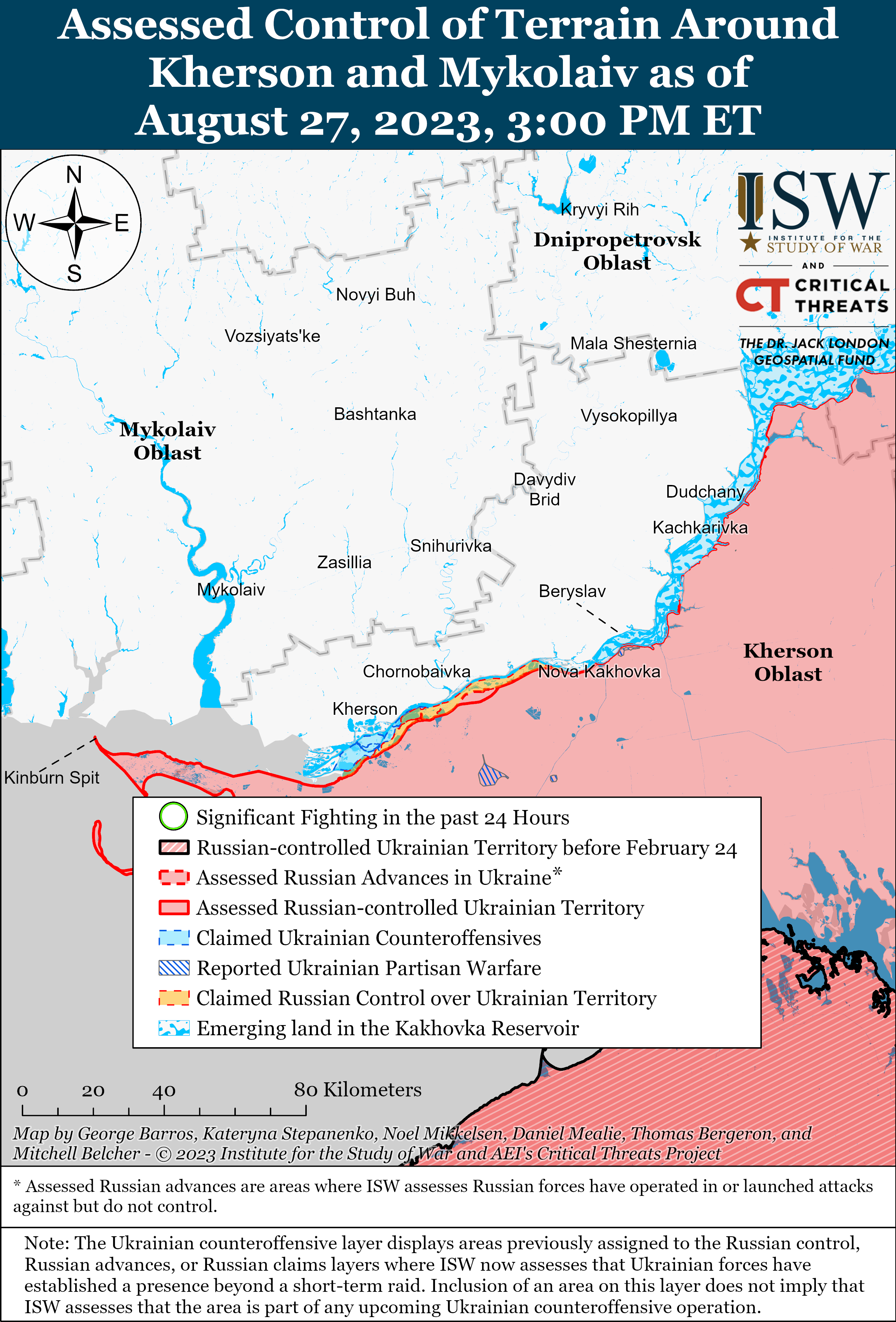 Россияне усиливают активность авиации на Запорожском направлении: карты боев ISW