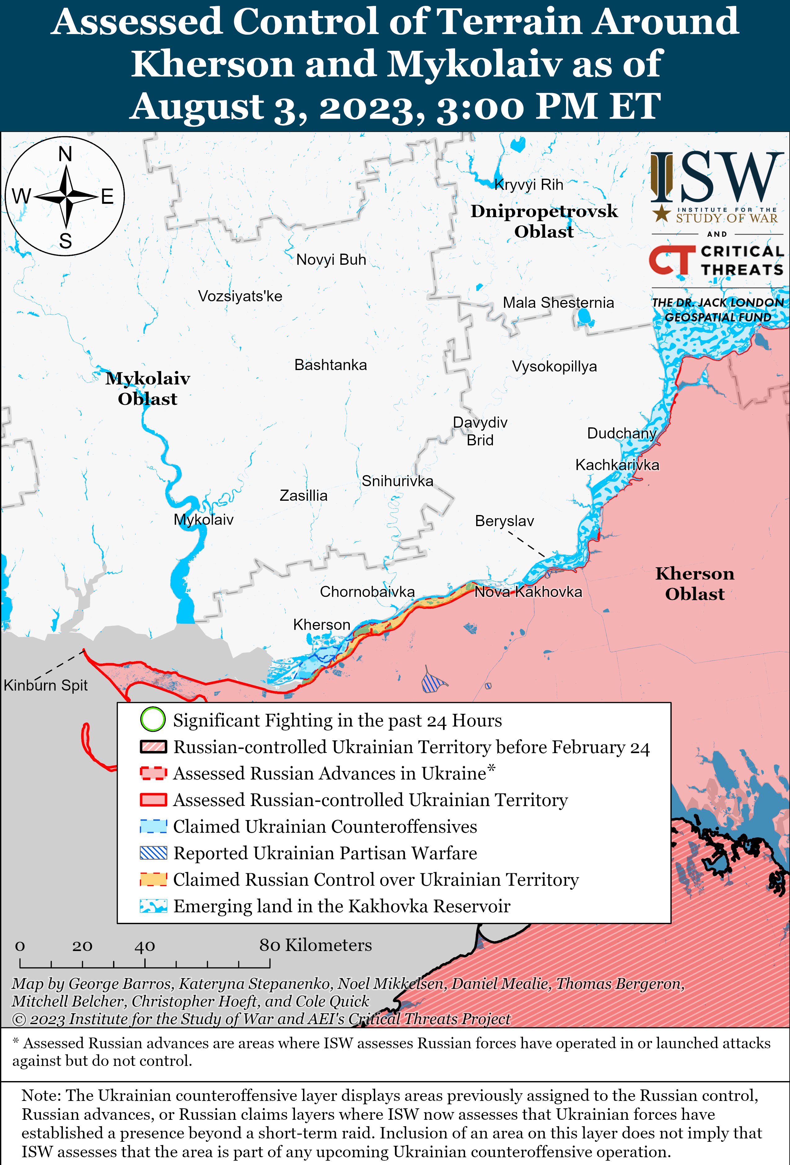 ВСУ пытаются прорвать оборону в окрестностях Бахмута: карты боев ISW