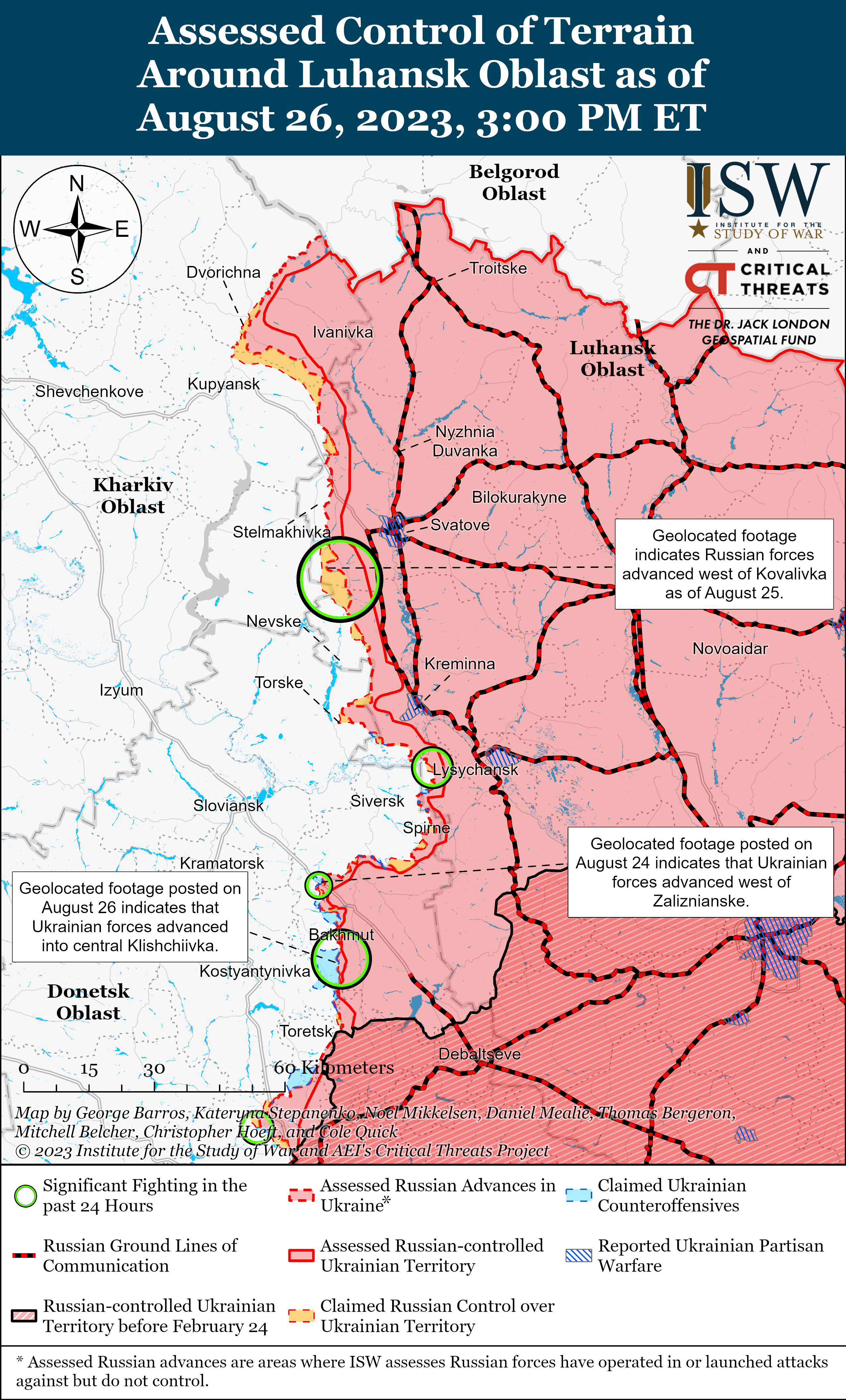 ВСУ приблизились к очередной линии обороны россиян в Запорожской области: карты боев ISW