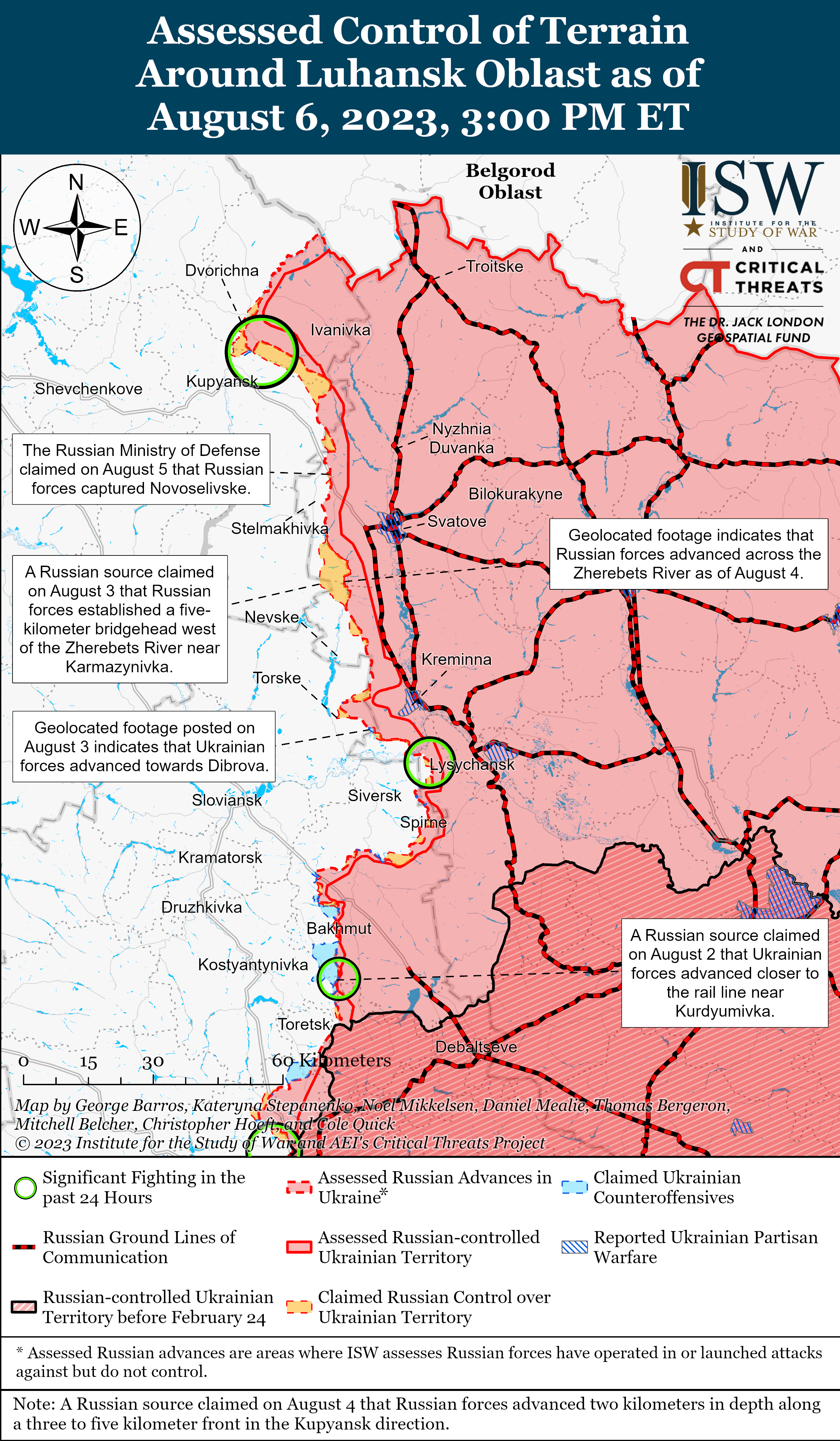 Артилерія заважає сторонам перехопити ініціативу біля Кліщіївки: карти боїв ISW