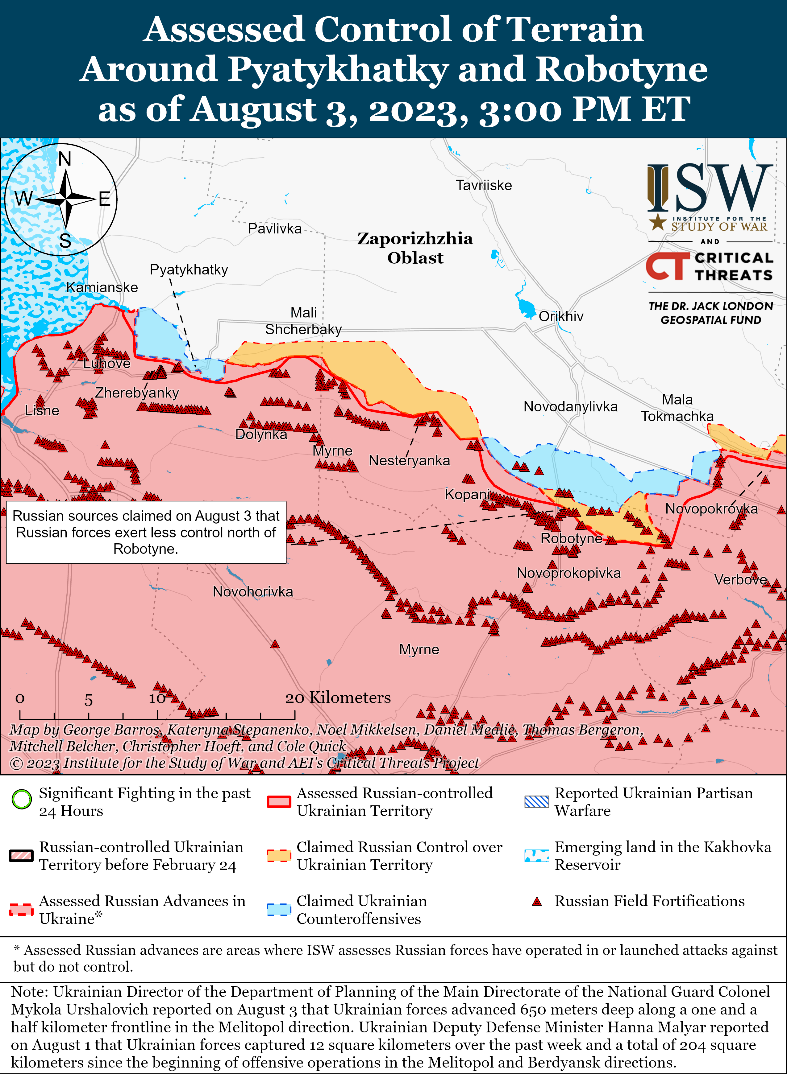 ВСУ пытаются прорвать оборону в окрестностях Бахмута: карты боев ISW