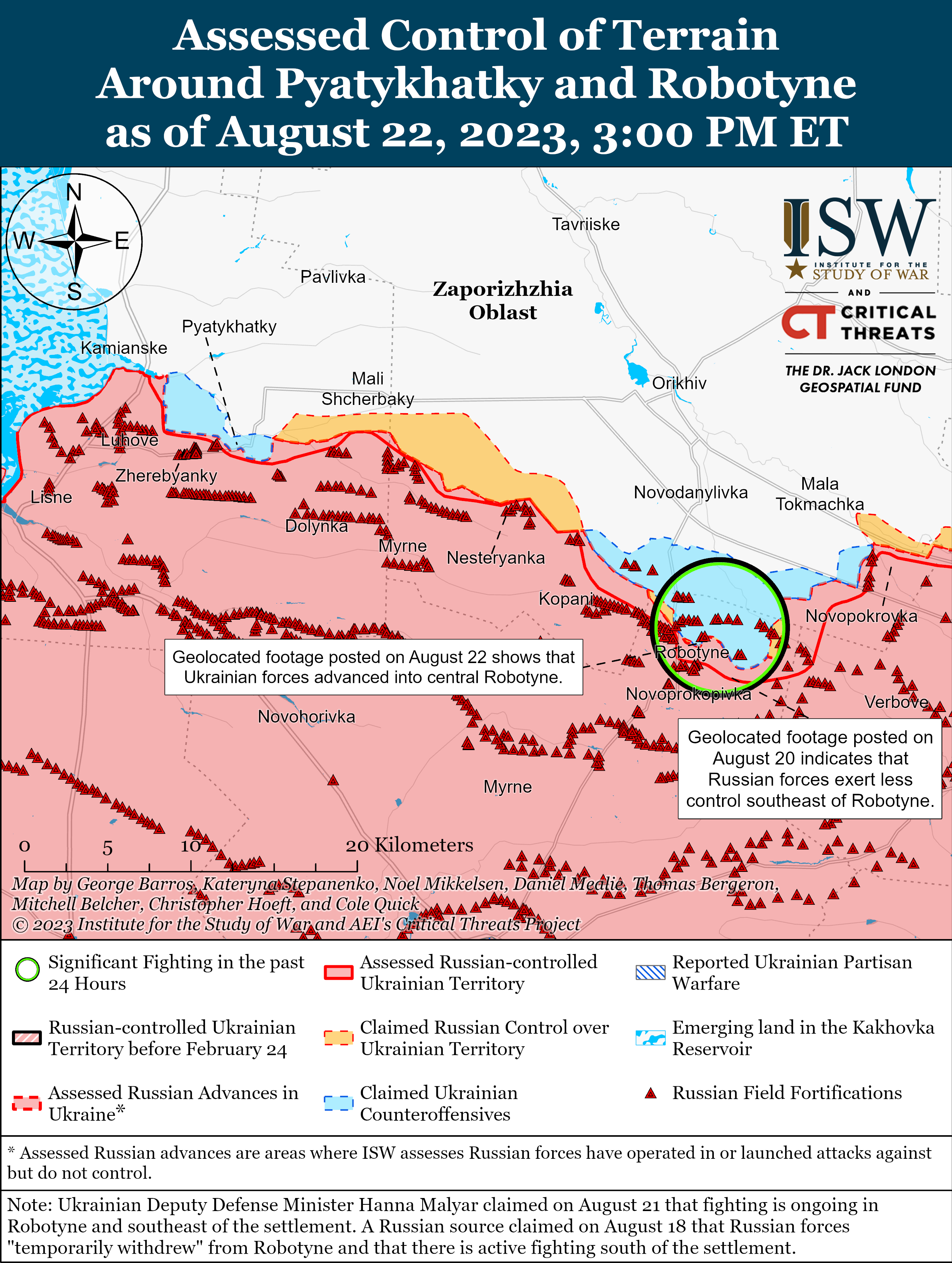 ЗСУ просунулись на трьох напрямках: карти боїв ISW