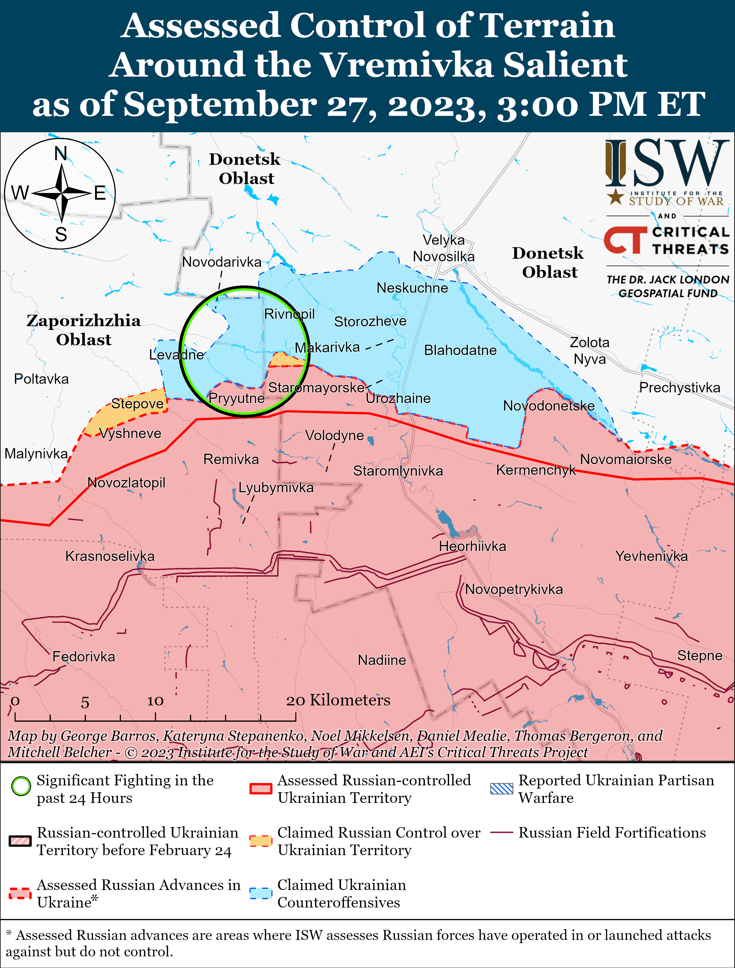 ВСУ, вероятно, совершили прорыв на линии Работино-Вербовое: карты боев ISW