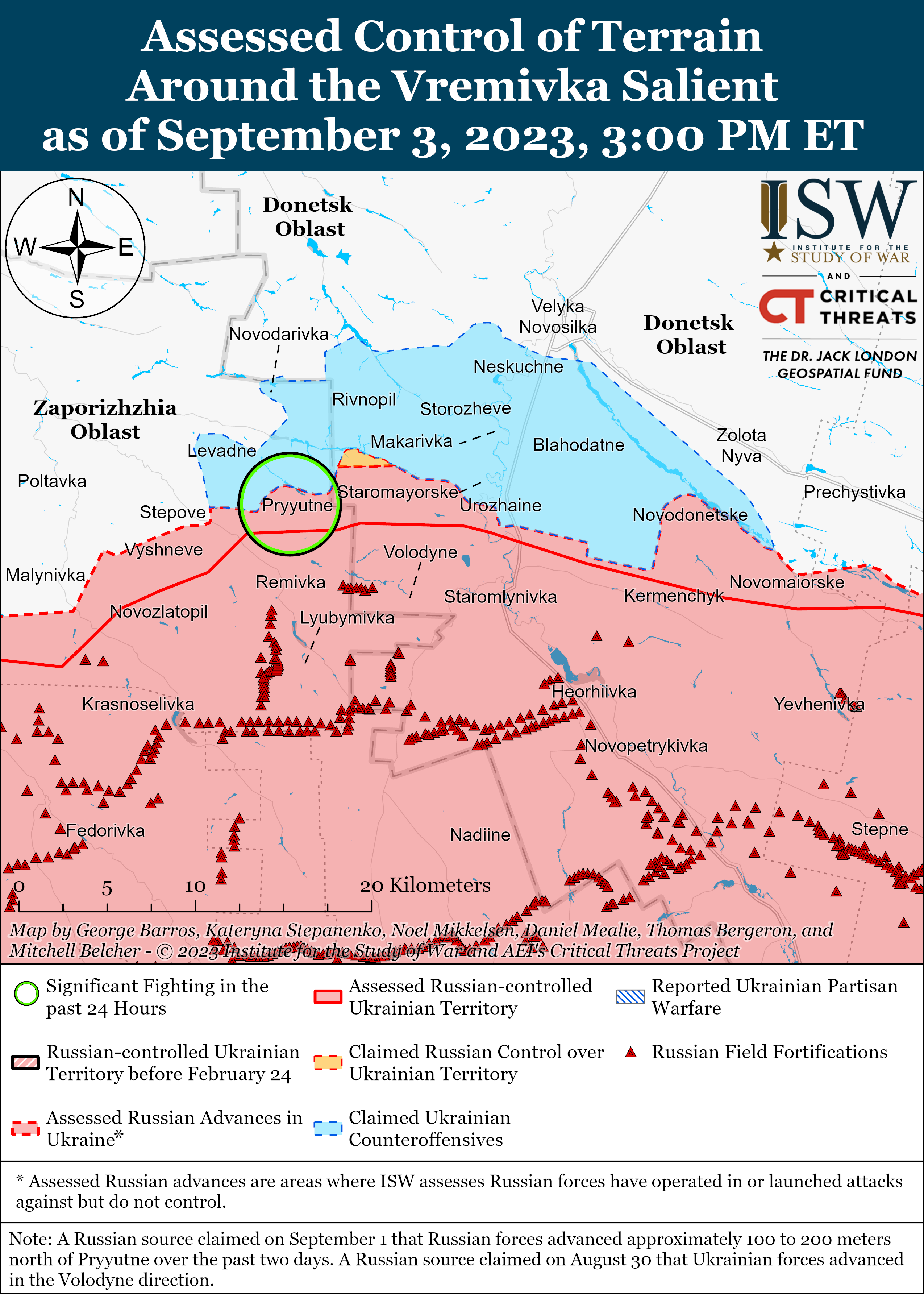 ВСУ расширяют плацдарм в Запорожской области: карты боев ISW