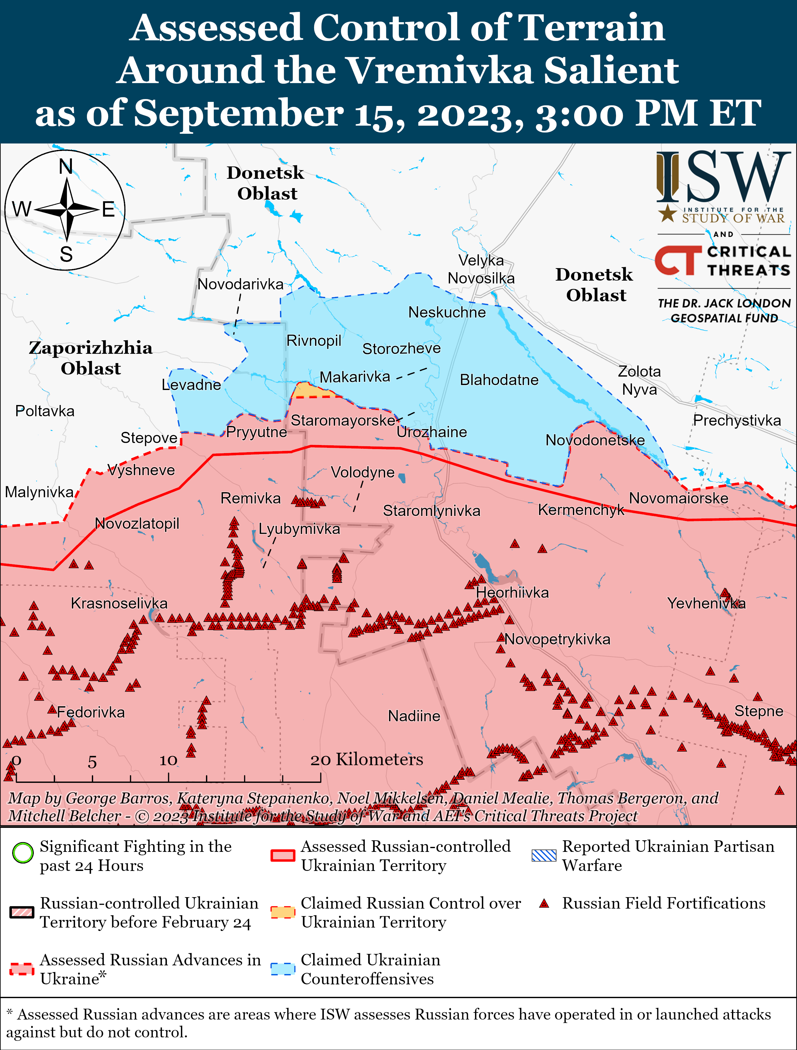 ЗСУ активізували зусилля з форсування Дніпра в Херсонській області: карти боїв ISW